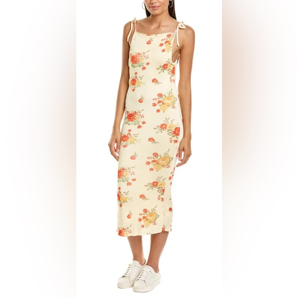 WeWoreWhat by Danielle Bernstein Floral Tie Dress Sz:S